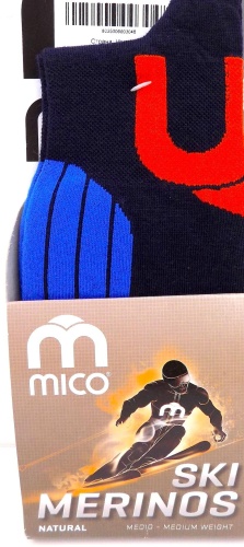 Носки Mico Natural Perf 002 blue CA00112